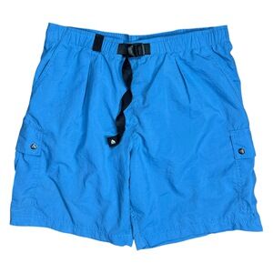 Vintage Nike ACG Blue Nylon Cargo Shorts - L